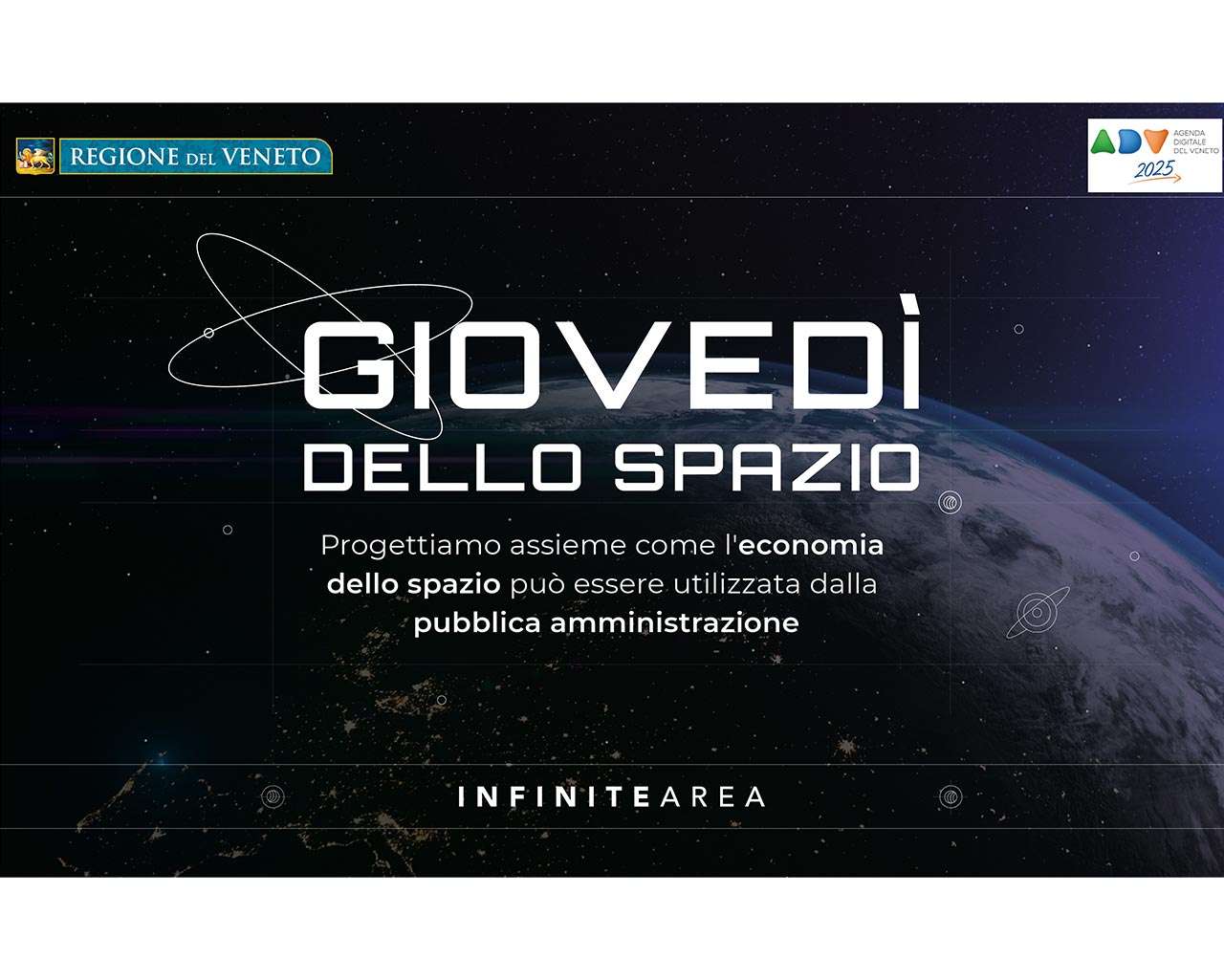  - Immagine relativa al progetto "I Giovedì dello Spazio: un viaggio nella Space Economy per la PA."