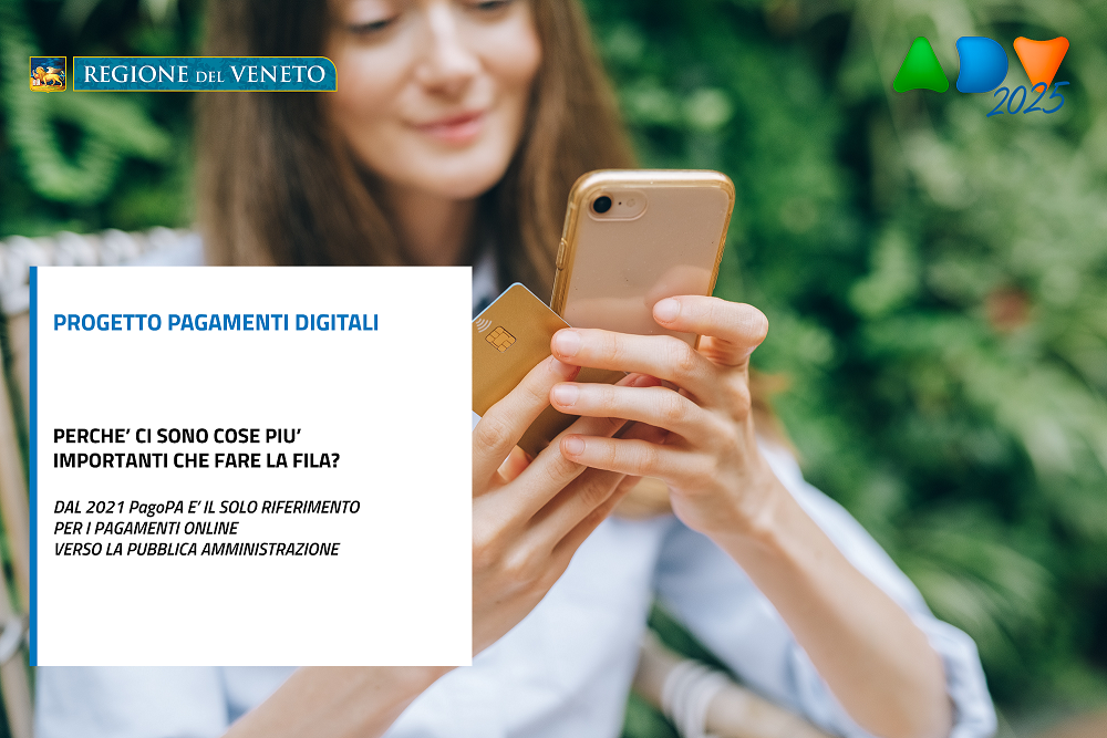  - Immagine relativa al progetto "Regione Veneto: la prima a sviluppare una struttura di pagamenti elettronici"