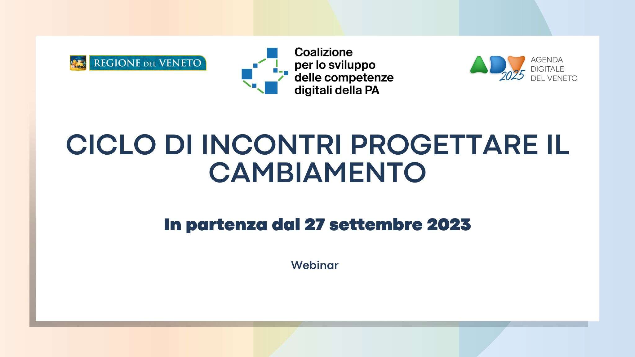  - Immagine relativa al progetto "Ciclo di Incontri "Progettare il cambiamento""