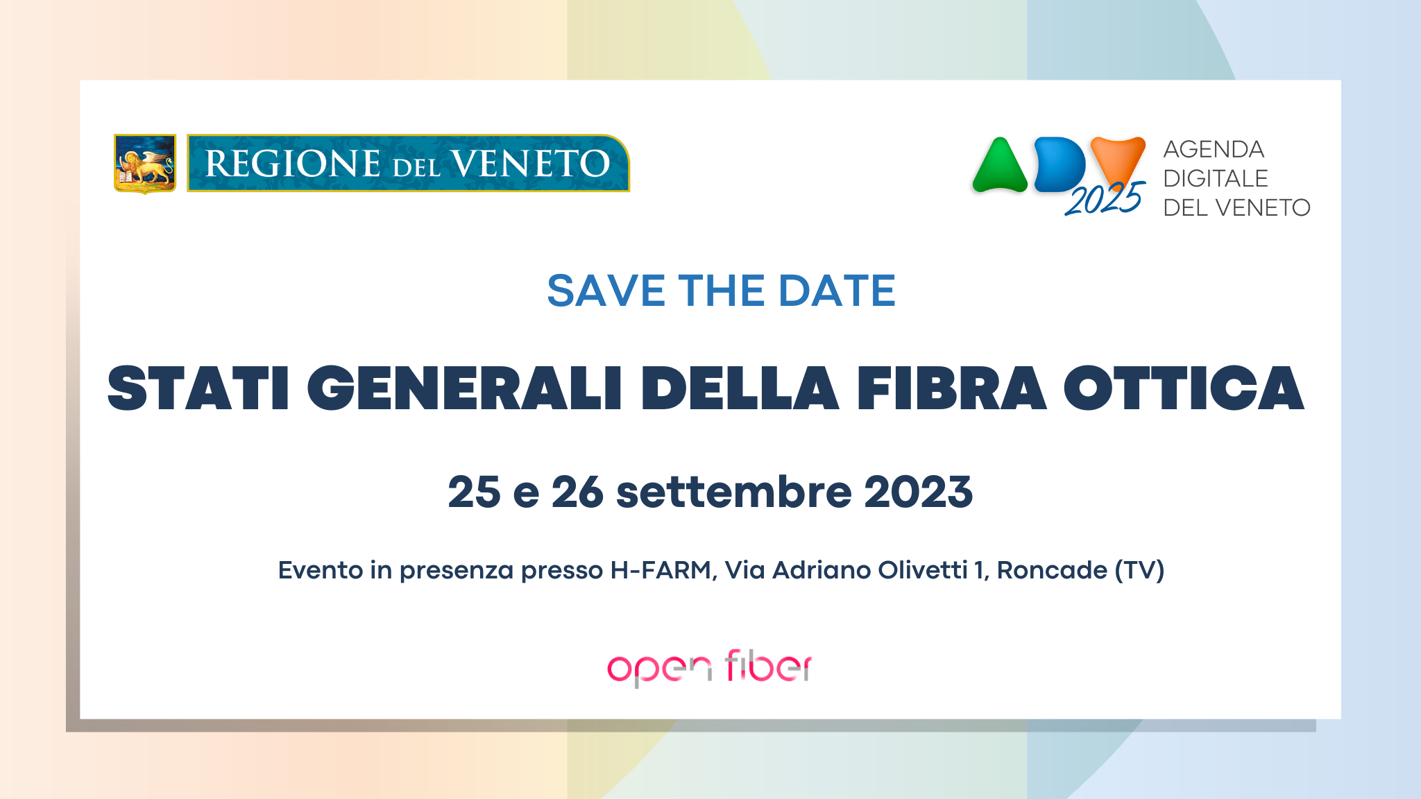  - Immagine relativa al progetto "Stati Generali Fibra Ottica 2023 a Treviso"