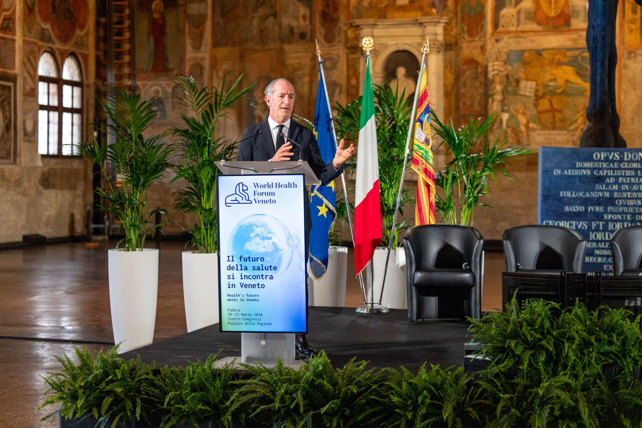  - Immagine relativa al progetto "WORLD HEALTH FORUM VENETO: apre i lavori il Presidente Luca Zaia"