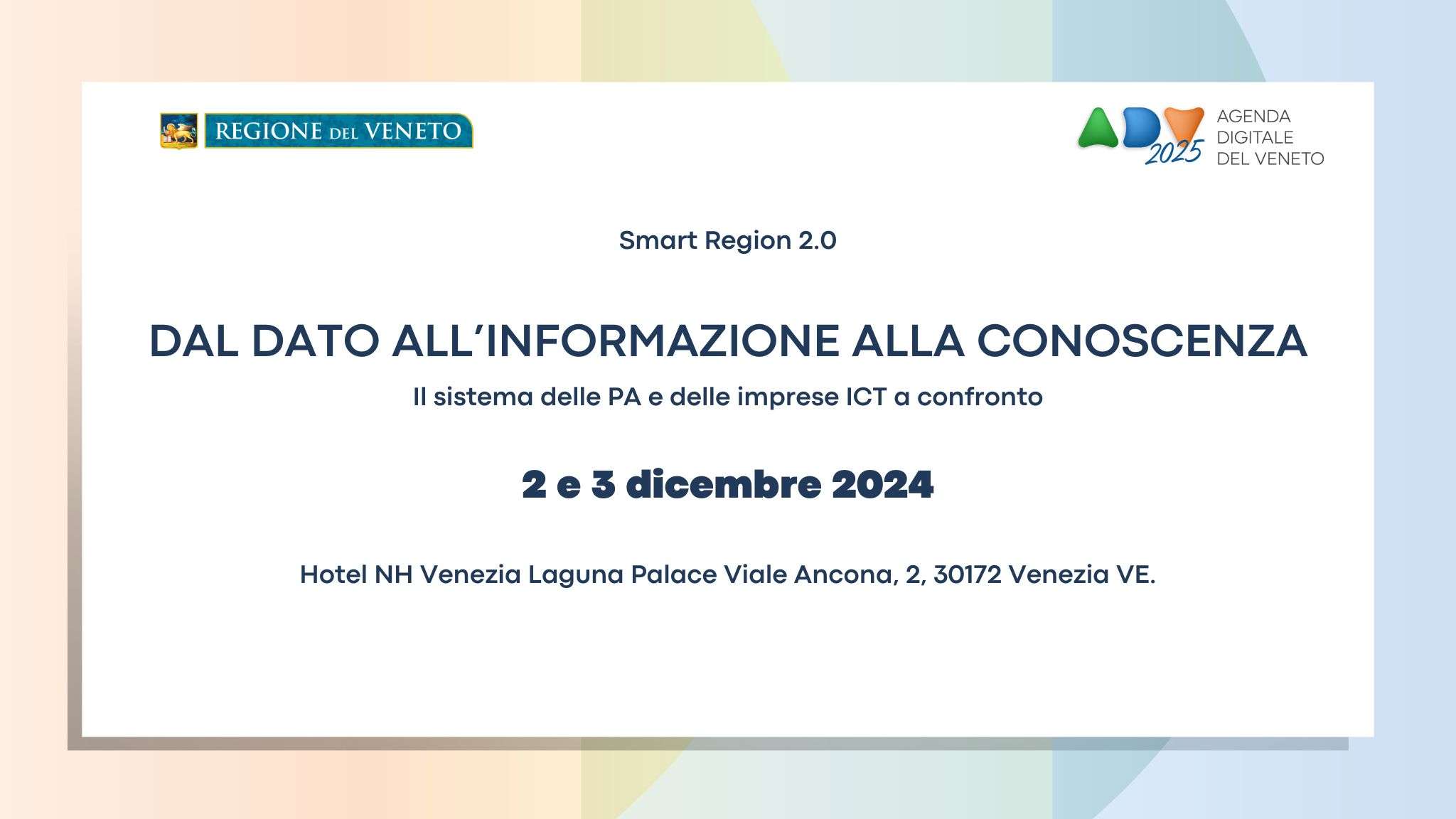  - Immagine relativa al progetto "Smart Region 2.0 - DAL DATO ALL’INFORMAZIONE ALLA CONOSCENZA"