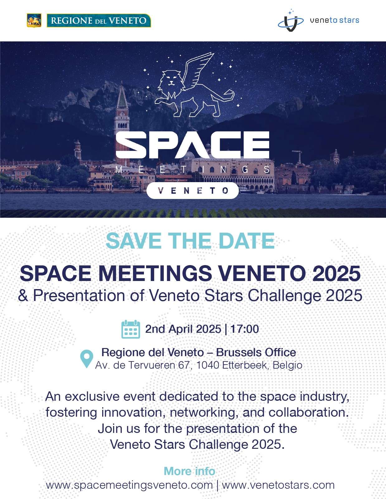  - Immagine relativa al progetto "Inaugural Event of Space Meetings Veneto and VeneToStars Challenge 2025"