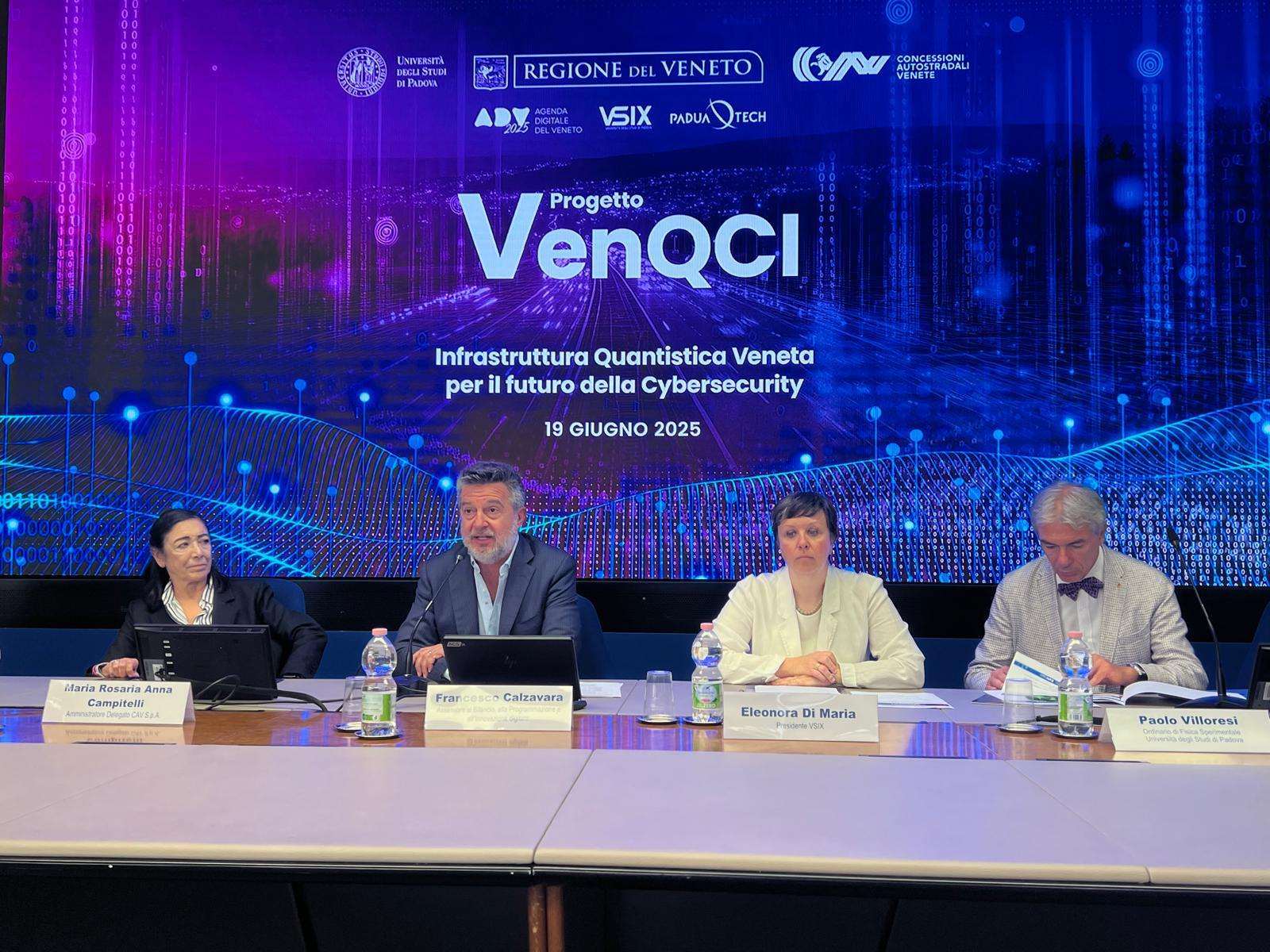  - Immagine relativa al progetto "Nasce VenQCI: la prima rete di comunicazione quantistica regionale."