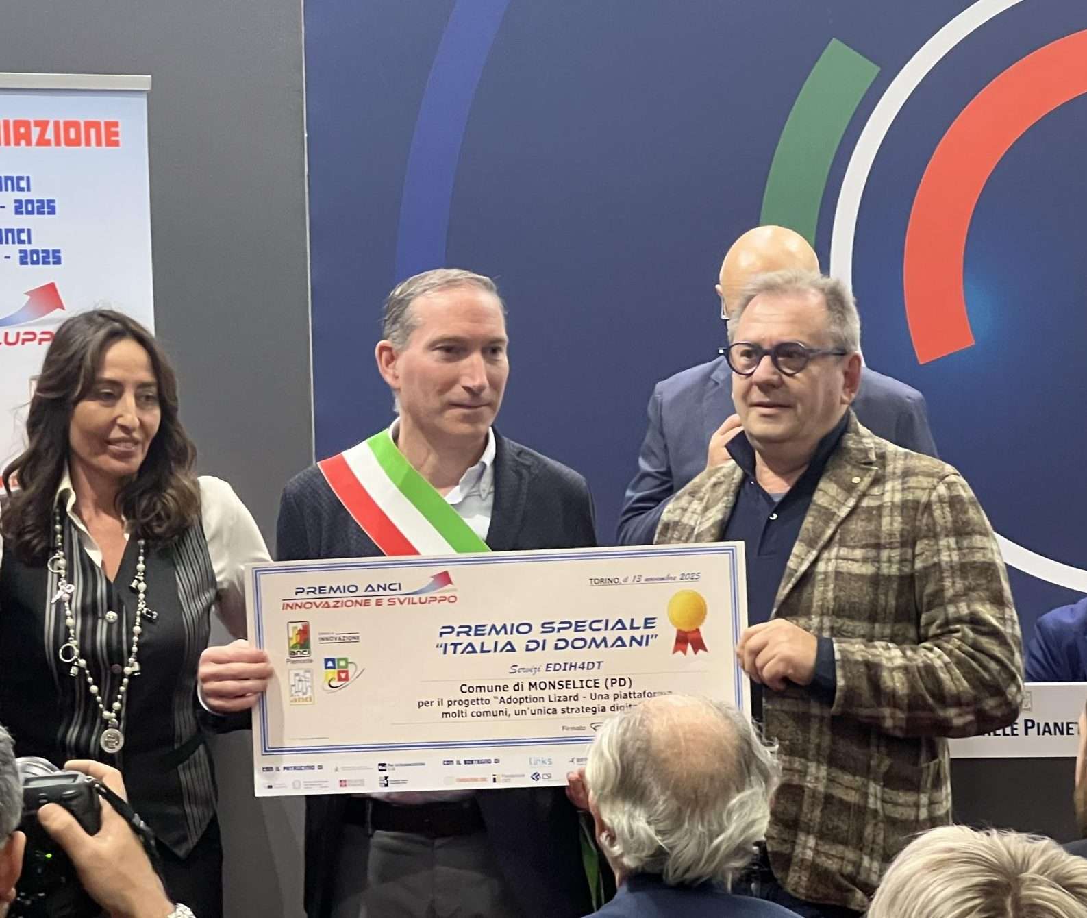  - Immagine relativa al progetto "Lizard 3.0 vince il Premio ANCI Innovazione & Sviluppo 2025 – Speciale “L’Italia di domani”."
