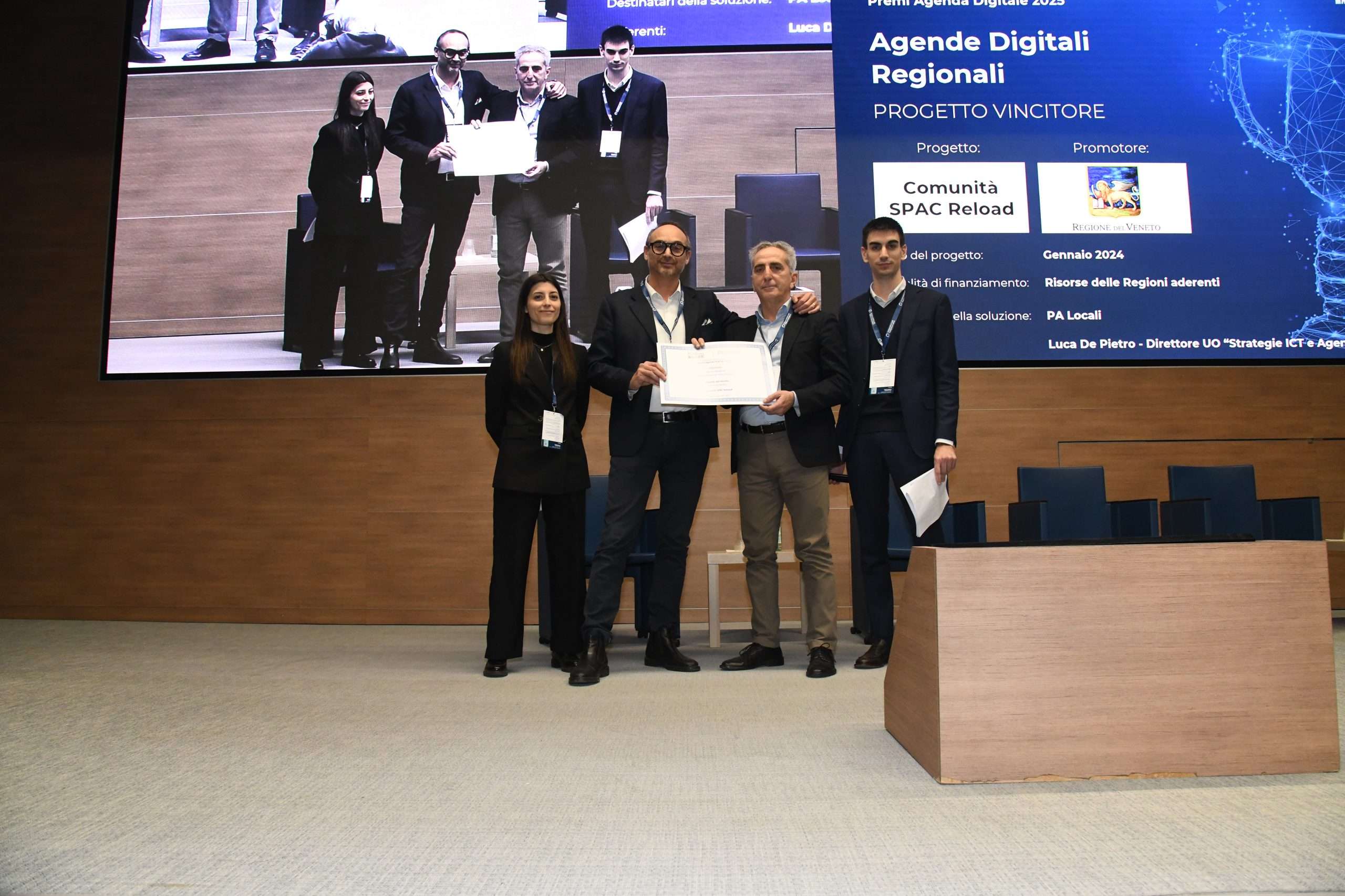  - Immagine relativa al progetto "Il progetto Spac Reloaded della Regione Veneto premiato dal Politecnico di Milano."